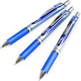 thumbnail image 4 of Pentel Energel BLN75 Retractable Gel Ink Rollerball Pen - 0.5mm - 54% Recycled - Blue - Pack of 6 in Pillow Packaging, 4 of 4
