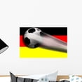 thumbnail image 1 of Soccer Football Flying with Wall Mural by Wallmonkeys Peel and Stick Graphic (18 in W x 12 in H) WM313655, 1 of 4