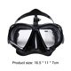 thumbnail image 3 of Gafas de natación Gafas de buceo ajustables Equipo de buceo (Todo negro) Ndcxsfigh Para Estrenar, 3 of 9