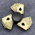 thumbnail image 3 of Xu Jutao bronze alloy fidget spinner, decompression spinner, finger spinner, street vendor night market GT-03-bronze-Superman model, 3 of 5
