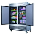 thumbnail image 4 of Dukers - D55R 2-Door Commercial Refrigerator in Stainless Steel, 4 of 6