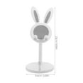 thumbnail image 2 of FRCOLOR Cute Bunny Phone Holder Adjustable And Portable Mobile Stand Creative Animal Phone Bracket For Desk Ideal For Watching Video Calls Studying, 2 of 8