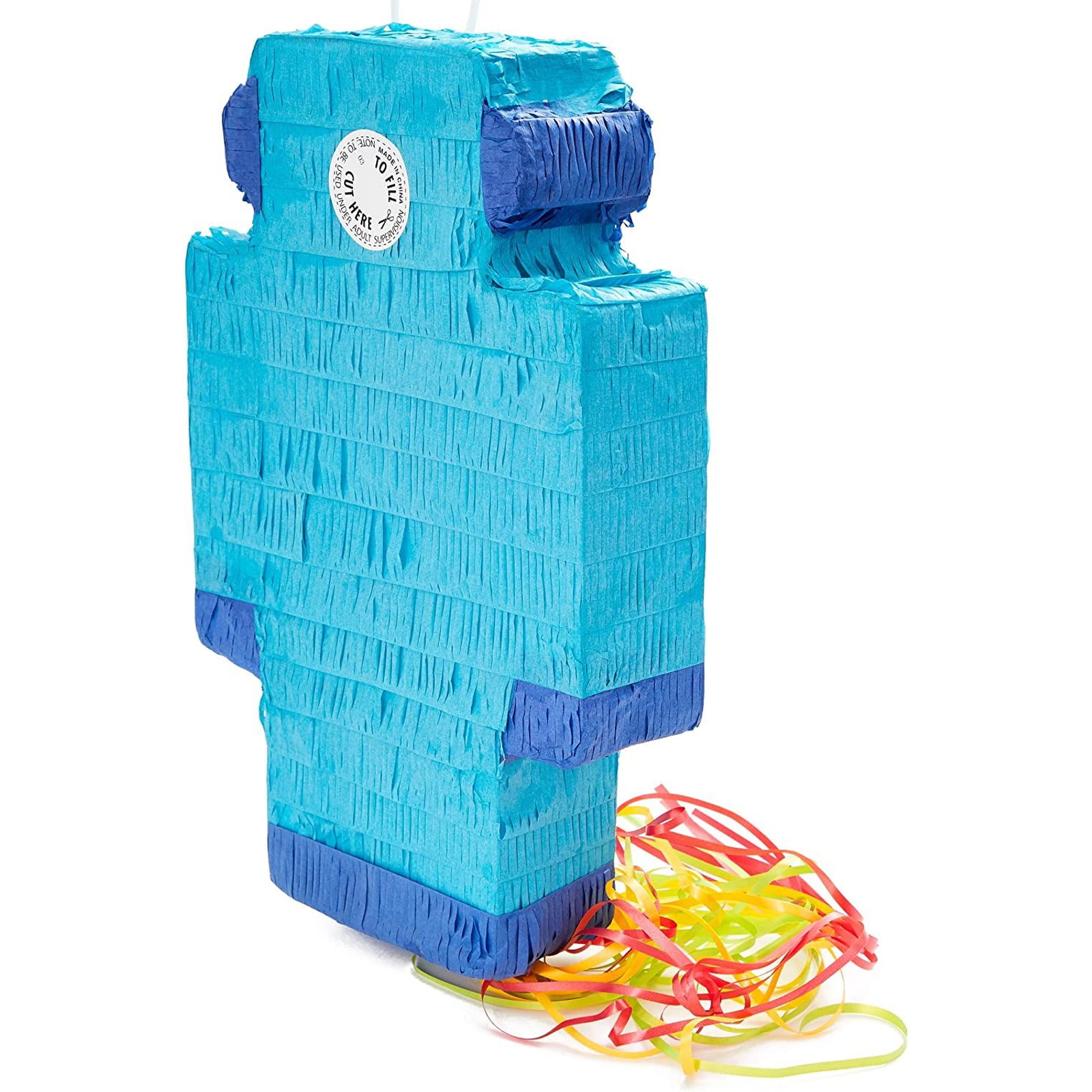 16.6 x 10.8 in. Robot Pinata for Kids Birthday Party 