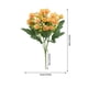 thumbnail image 2 of 2pcs Flores de cerezo artificiales decoración del hogar, decoraciones de atmósfera de boda, flores falsas, naranja, 2 of 5