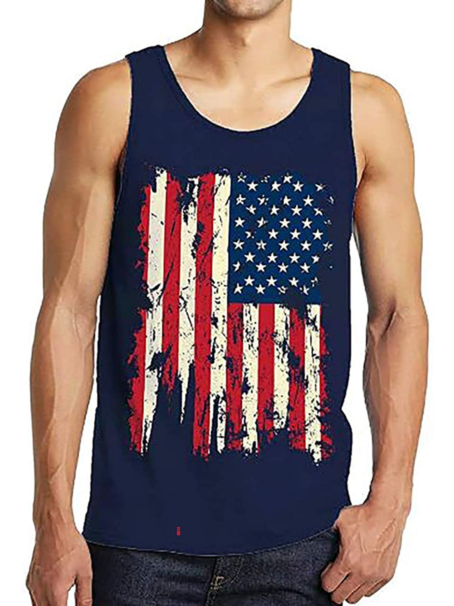 american flag cutoff shirt