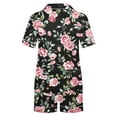 thumbnail image 3 of Censtreet Women's 2 Piece Pajama Set Lightweight Summer Pajamas Cute Pjs Sets Sleepwear Button Up Lounge Sets, 3 of 8