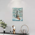 thumbnail image 3 of Lighthouse Wall Art Nautical Decor Coastal Ocean Pictures Wall Decor Lighthouse Christian Scriptures Canvas Painting Prints I Can Only Imagine Modern Artwork Home Decor for Bathroom Bedroom 12"x 16", 3 of 6