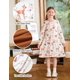thumbnail image 5 of Conjunto de 2 Vestidos de Manga Larga para Niña Pequeña PATPAT con Ciervo, 5 of 9