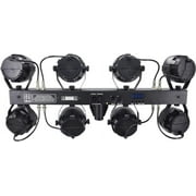 MUSYSIC MU‑L53GG Professional 8‑Par RGB LED DJ Lighting System – DMX, Auto, Sound Modes, Tripod Stand, Remote Control, Stage and Uplighting