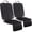 Black Line 2PCS, variant on Car seat Protector,UMJWYJ 1Pack Car Seat Protectors for Child car seat - Large Particle Silica Gel Non-Slip Base Material