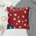 thumbnail image 2 of PHYHOO Red Blue Throw Pillow Covers Patriotic Cushion Case for Sofa Couch, 2 of 5