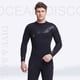 thumbnail image 3 of Toystoory Trajes de neopreno de 5MM, traje de buceo, pantalones largos de manga larga, traje de Surf con protección para buceo, esnórquel, surf, Deportes acuáticos Hombre/Negro METRO Toystoory OD003704-03, 3 of 6