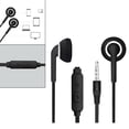 thumbnail image 3 of Auriculares universales S7 de 3,5 mm en oreja con micrófono Auriculares con graves para teléfonos inteligentes Computadora portátil Compatib Negro embolsado, 3 of 8