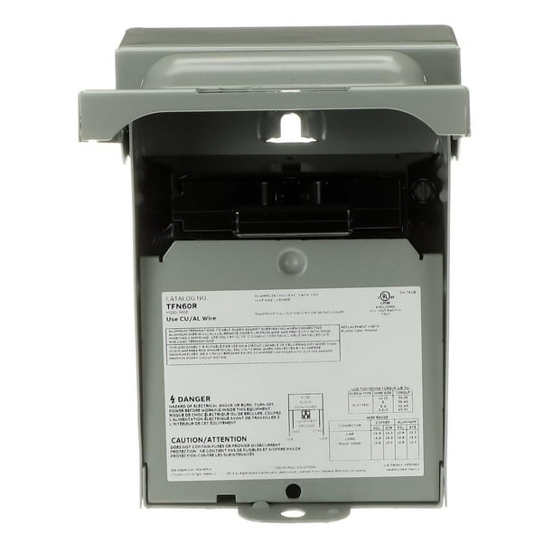 Interruptor de desconexión AC ABB TFN60RCP 60A 240V resistente a la intemperie