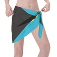 thumbnail image 7 of Swimsuit Coverups For Women Bahamas Flag Sarong Beach Bikini Wrap Sheer Short Skirt Chiffon Scarf For Swimwear, 7 of 7