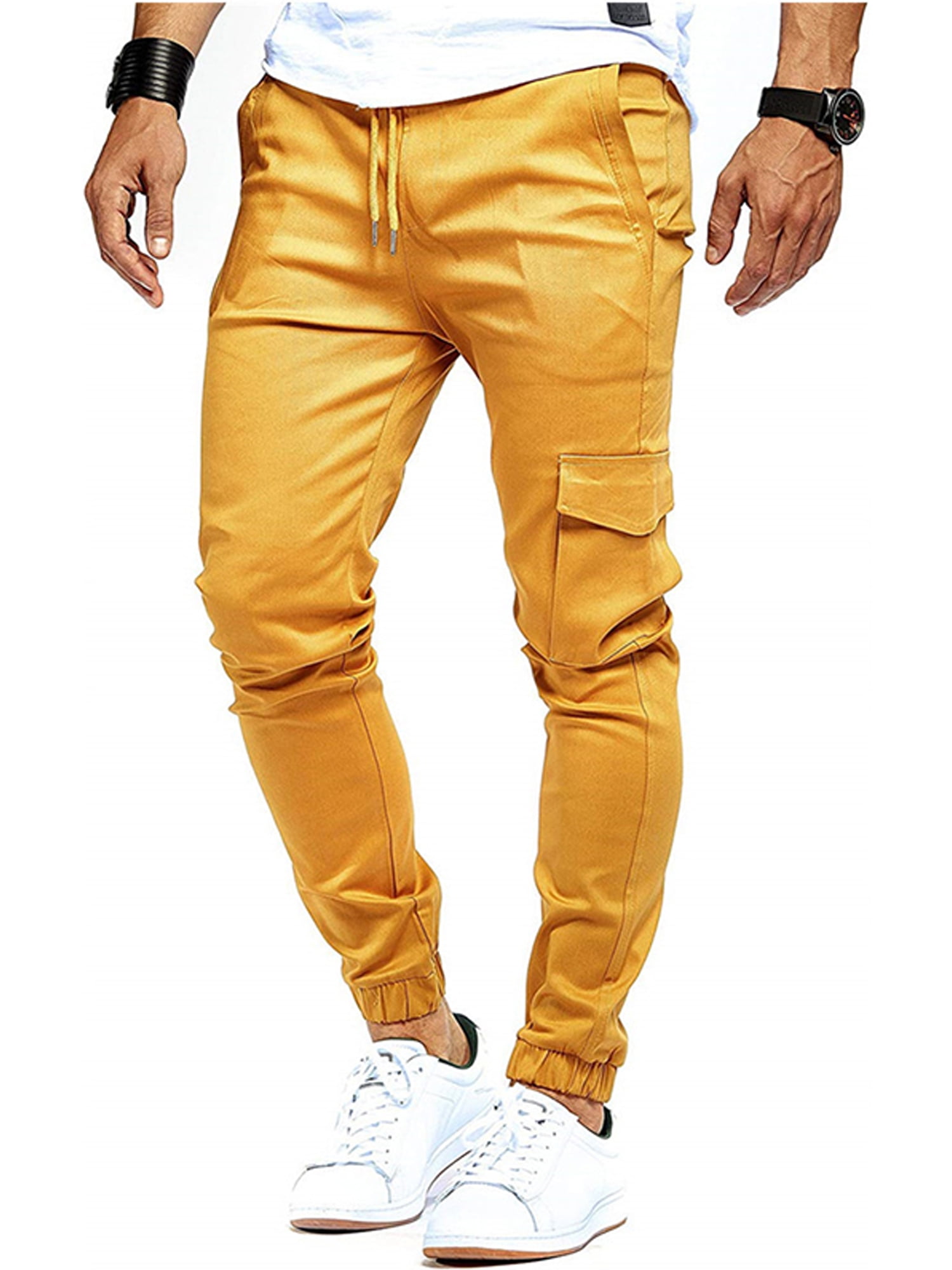 big and tall yellow pants
