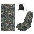 thumbnail image 5 of Xixirimido Bright Cherry Blossom Print Car Seat Cover Towel Sweatproof Gym Seat Protector with Non-Slip Backing Universal Fit Front Seat Mat for Sports, Beach, Swimming, 2Pack, 5 of 8