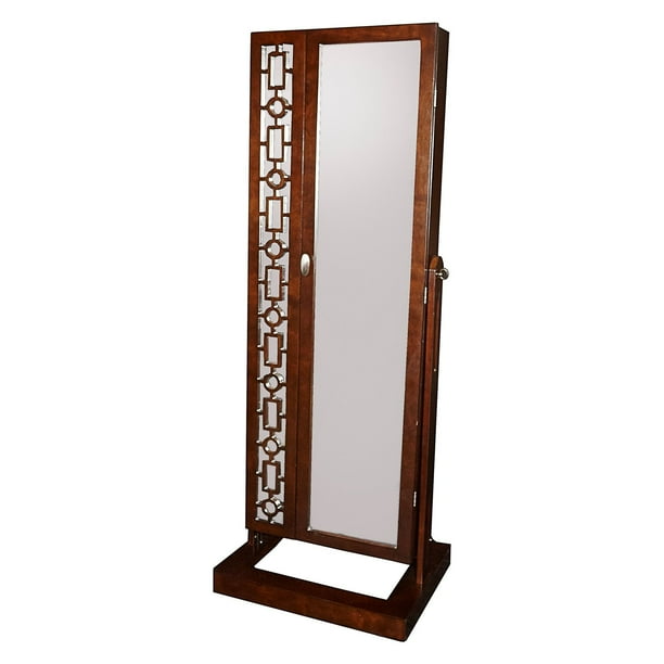 Powell Amelia Cheval Mirror Jewelry Armoire Cherry Com - Rectangle Jewelry Armoire Cheval Mirror Powell Amelia Cheval Mirror Jewelry Armoire Cherry Com - Rectangle Jewelry Armoire Cheval Mirror