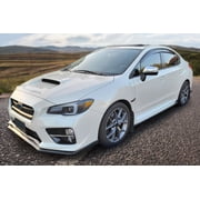 Ikon Motorsports Compatible with 15-17 Subaru WRX STI OE Style Front Bumper Lip Spoiler V-Limited JDM PP