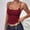 Red, variant on Polka Dots Tank Top for Women Teens Girls Cute Summer Tops Y2K Square Neck Camisole Slim Fit Women Elegant Soft Breathable Cami Going Out Tops Trendy Beach Vacation Outfits, Coffee M