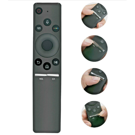 New Bluetooth Remote Voice Control Replacement Compatible with Samsung Smart UHD LED HDTV TV