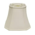 thumbnail image 1 of HomeRoots 469671 Abat-Jour Carré Incliné Blanc 14 Po. Monay Shantung, 1 of 1