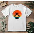 thumbnail image 3 of Playera Blanca Camiseta Unisex Estampado Playa, 3 of 4