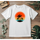 thumbnail image 3 of Playera Blanca Camiseta Unisex Estampado Playa, 3 of 4