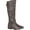 Brown, variant on Journee Womens Harley Wide Calf Stacked Heel Riding Boots