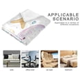 thumbnail image 5 of Wobogo Jellyfish Shell Figure Soft Cozy Fluffy Double Sided Blankets for Couch Sofa Chair Bed Camping Picnic Travel Lightweight Bed 60×90inch, 5 of 7