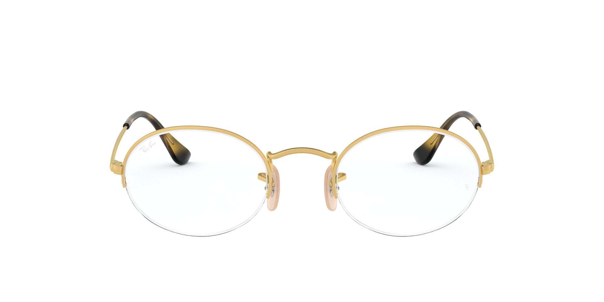 Ray Ban Rx RB6547 Gold/Clear Lens Eyeglasses - Walmart.com