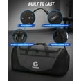 thumbnail image 6 of Gonex 60L Gym Duffel Bag, Sports Duffle with Shoe Compartment & Wet Pocket, Water-Resistant Travel Bag for Fitness, Camping, Weekend Trips, 6 of 9