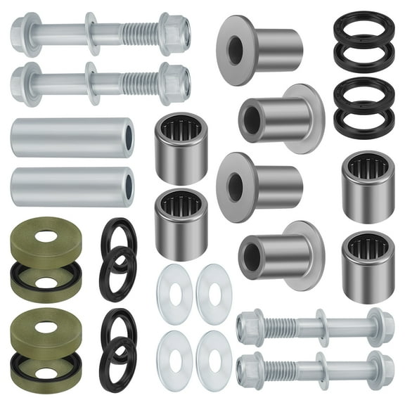 Front Upper Lower A Arm Bushing Bearing Seal Kits  for Suzuki Quadsport Z400 LTZ400 Kawasaki KFX400 Arctic Cat 400 DVX