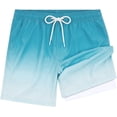 thumbnail image 2 of DAKIMOE Mens Swim Trunks with Compression Liner Quick Dry Sports Beach Shorts for Men Swimming Board Shorts Bathing Suits with Pockets Swimwear Surfing S to XL, 2 of 10