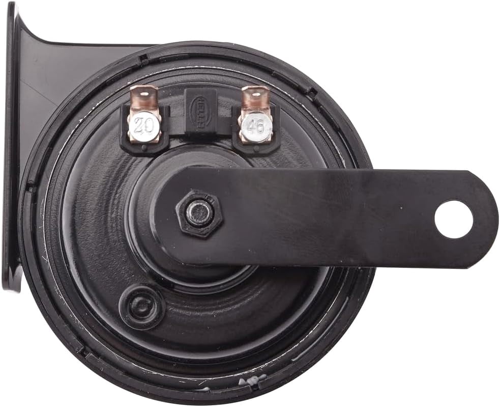HELLA 940800821 Black 24V BX Trumpet Horn Kit (Universal Fit)