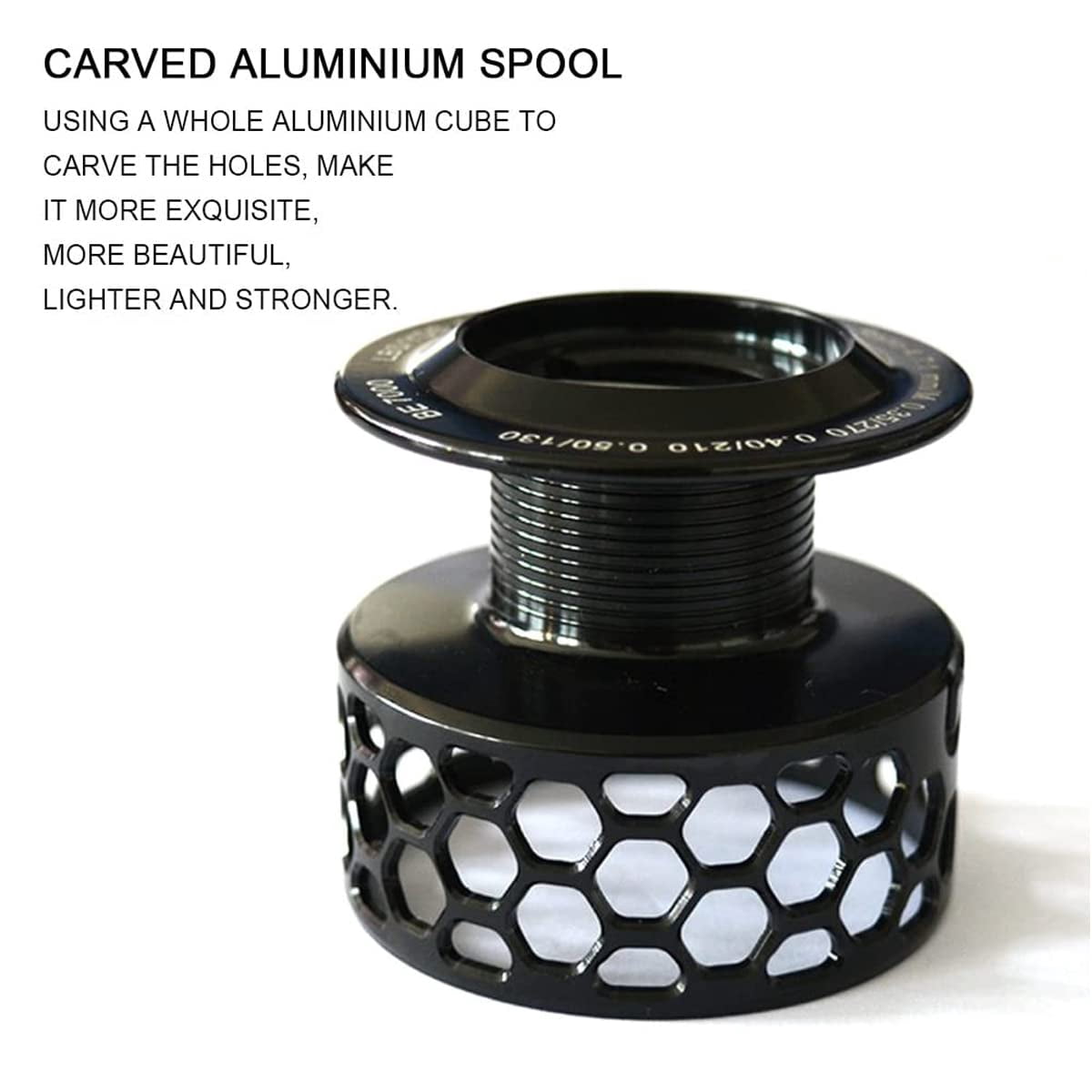 Spinning Fishing Reels 12+1bb Ultra Lightweight Carved Aluminum Spool Affordable Smooth