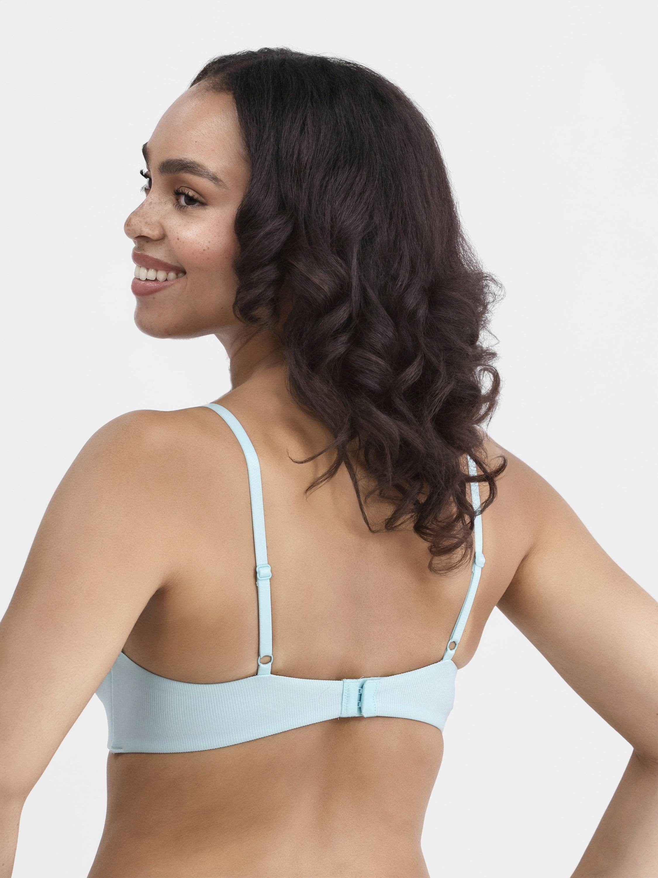 No Boundaries Wireless Rib T-Shirt Bra, Women's Sizes XS-XXXL