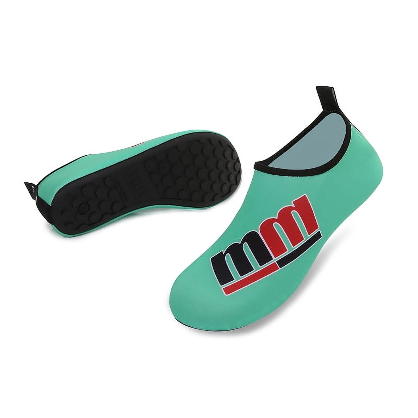 Men and Women a Slip On Barefoot Quick-Dry Beach Aqua Yoga Water Shoes (MM/Mint, 5.5-6.5 Women/5-5.5 Men)