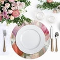 thumbnail image 4 of Ryvnso Colorful Tulip Round Plate Mats Dining Table Placemat Set of 4 for Holiday Decoration, 4 of 7