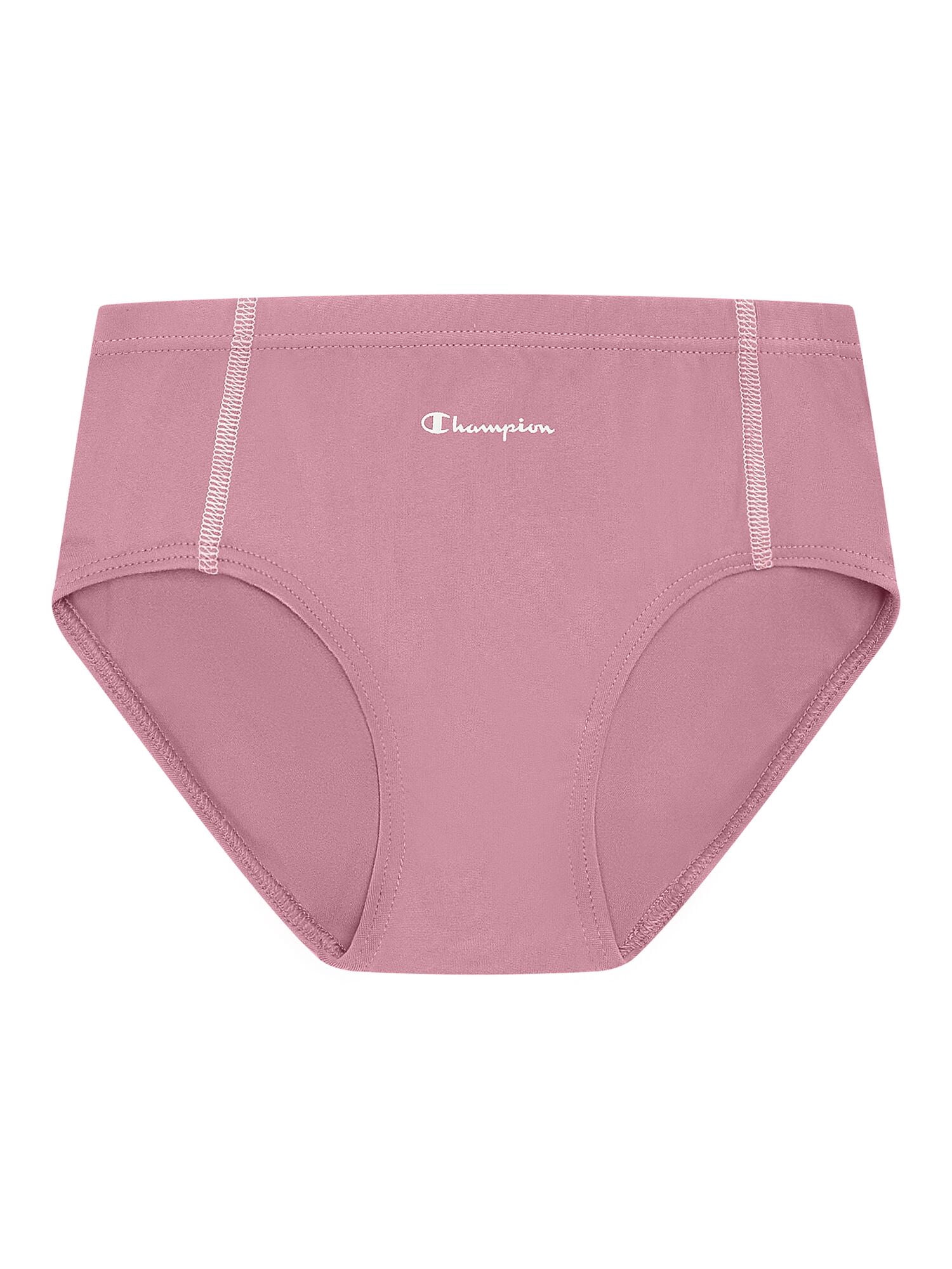 Champion Girls’ Softest Touch Classic Briefs, 5 Pack, Sizes XS–XL