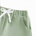thumbnail image 6 of TOWED22 Baby Boy Excavator Print Summer Outfit Short Sleeve Tee Elastic Waist Shorts Clothes Set 6 12 18 24 Months Green,3-4 Y, 6 of 6