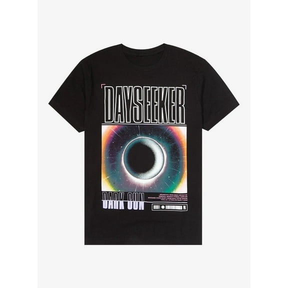 Vtg Dayseeker Band Dark Sun Album Cotton Black S-5XL Unisex Shirt BL165