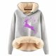 thumbnail image 1 of WILLBEST Sudadera Deportiva para Mujer Sudadera con Capucha Estampada Informal para Mujer Mediana, 1 of 4