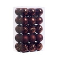 thumbnail image 3 of Christmas Decorations 6/30 Pc Shaped Plastic Christmas Ball Set Christmas Tree Pendant, 3 of 4