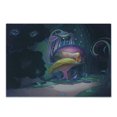 thumbnail image 1 of Mushroom Cutting Board, Big Plant in Forest at Midnight Book Design Wonderland, Decorative Tempered Glass Cutting and Serving Board, Small Size, Multicolor, by Ambesonne, 1 of 1