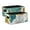 Orange And Teal Flat Color Blocks Doodle Art, variant on 2 Pack Living Room Bed Room Felt Storage Baskets Boxes Foldable Organizer With Handles Grid Of Squares a Grid Of Squares