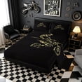 thumbnail image 2 of Meiyoeat Camo Motorcycle Bed Sheets 4-Piece, vintage Motocross Full Size Sheets, Green Black, 2 of 6