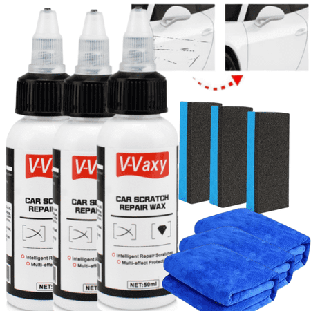 V-Vaxy Car Scratch Repair Wax, Ultimate Paint Restorer, V-Vaxy Car Scratch Remover, Car Buff Out Scratch, Multi-Effect Protection, Scratch Repair Wax for Cars