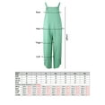 thumbnail image 3 of Women Jumpsuit with Pockets Sleeveless Wide Legs Plus Size Overalls, 3 of 8
