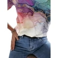 thumbnail image 4 of ORQ Women Fashoin Graphic Tees Summer Short Sleeve Crewneck Pullover T-Shirts, 4 of 4